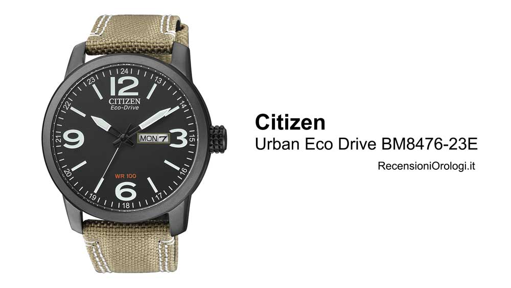 Recensione Citizen Urban Eco Drive BM8476-23E
